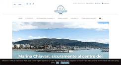 Desktop Screenshot of marina-chiavari.it